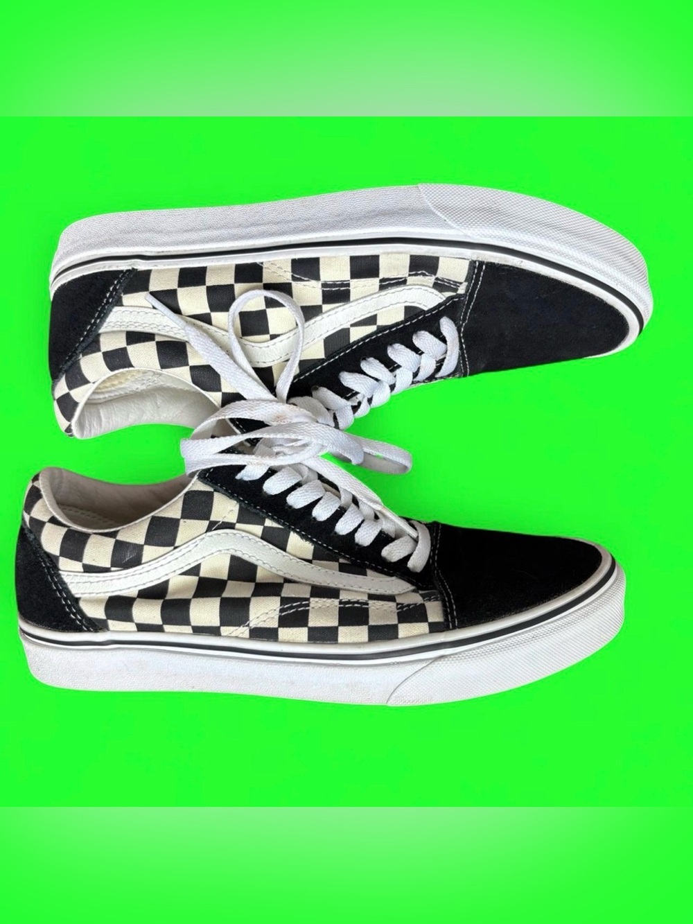 Vans Checkerboard Old Skool - Black & White - Picture 4 of 8